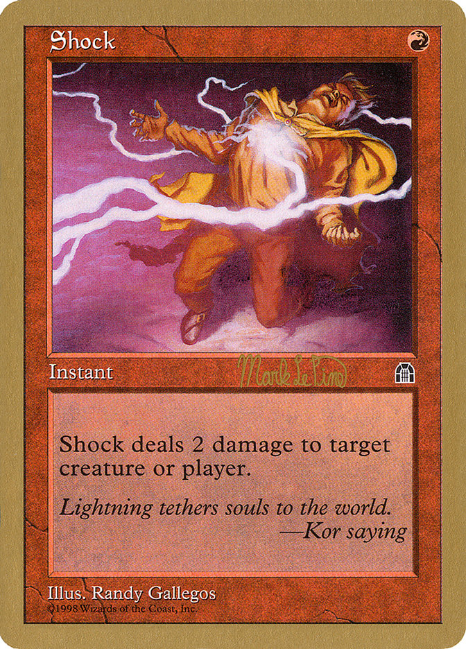 Shock (Mark Le Pine) [World Championship Decks 1999] | Black Swamp Games