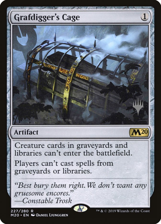 Grafdigger's Cage (Promo Pack) [Core Set 2020 Promos] | Black Swamp Games