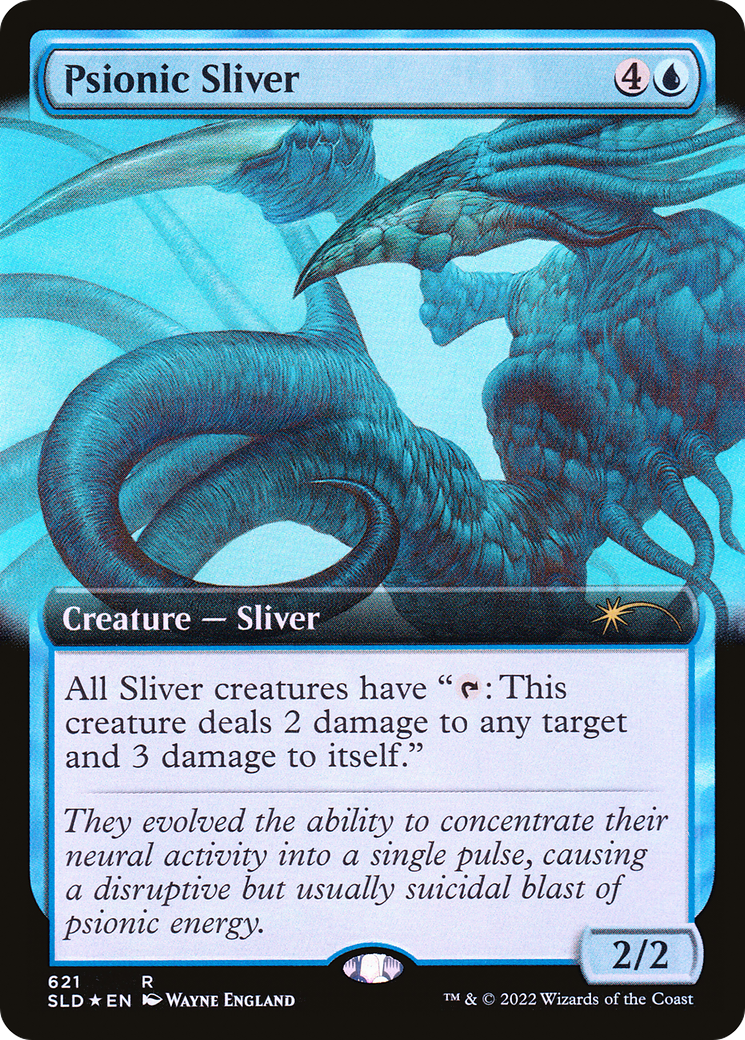 Psionic Sliver (Extended Art) [Secret Lair Drop Promos] | Black Swamp Games