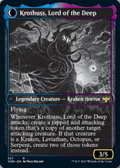 Runo Stromkirk // Krothuss, Lord of the Deep (Showcase Eternal Night) [Innistrad: Crimson Vow] | Black Swamp Games