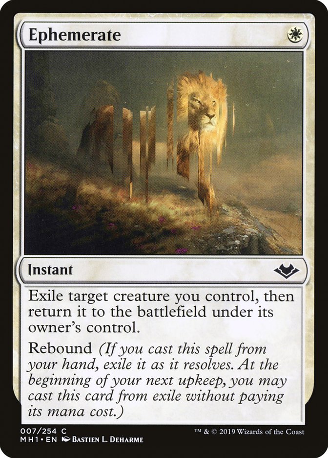 Ephemerate [Modern Horizons] | Black Swamp Games
