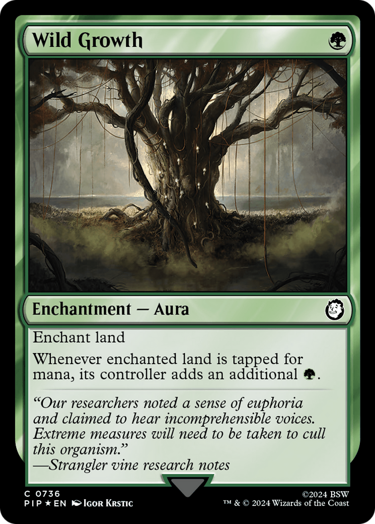 Wild Growth (Surge Foil) [Fallout] | Black Swamp Games