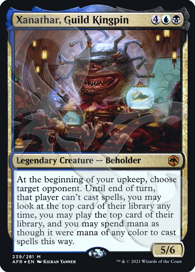 Xanathar, Guild Kingpin (Ampersand Promo) [Dungeons & Dragons: Adventures in the Forgotten Realms Promos] | Black Swamp Games