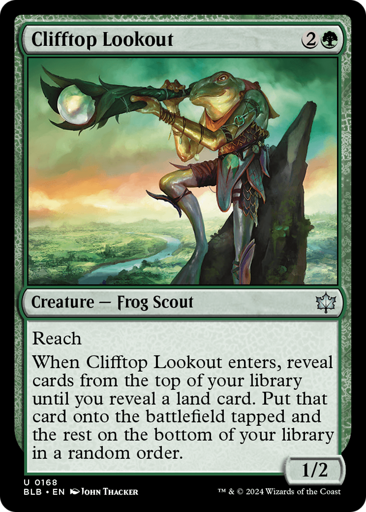 Clifftop Lookout [Bloomburrow] | Black Swamp Games