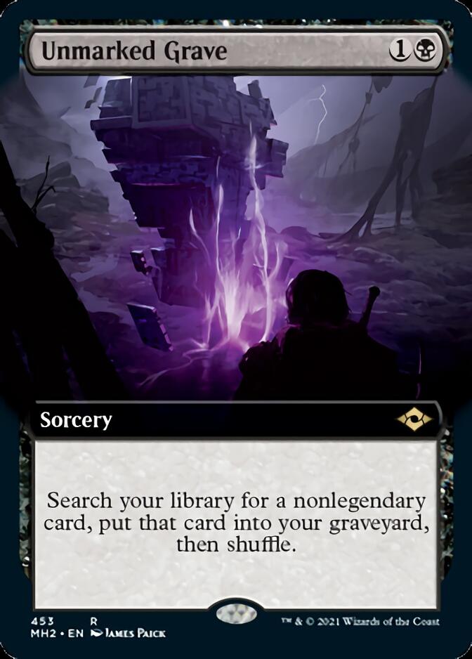 Unmarked Grave (Extended Art) [Modern Horizons 2] | Black Swamp Games