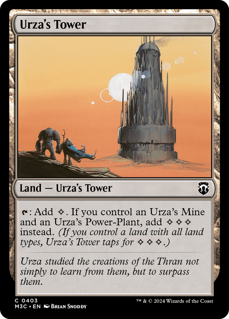 Urza's Tower (Ripple Foil) [Modern Horizons 3 Commander] | Black Swamp Games