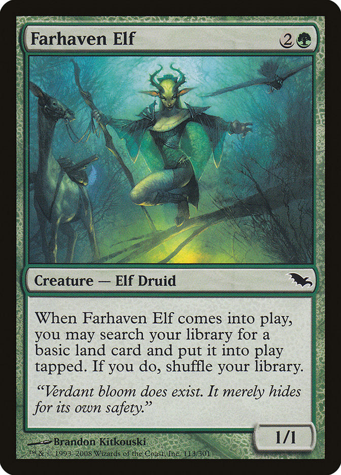 Farhaven Elf [Shadowmoor] | Black Swamp Games