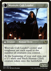 Hanweir Militia Captain // Westvale Cult Leader [Shadows over Innistrad Prerelease Promos] | Black Swamp Games