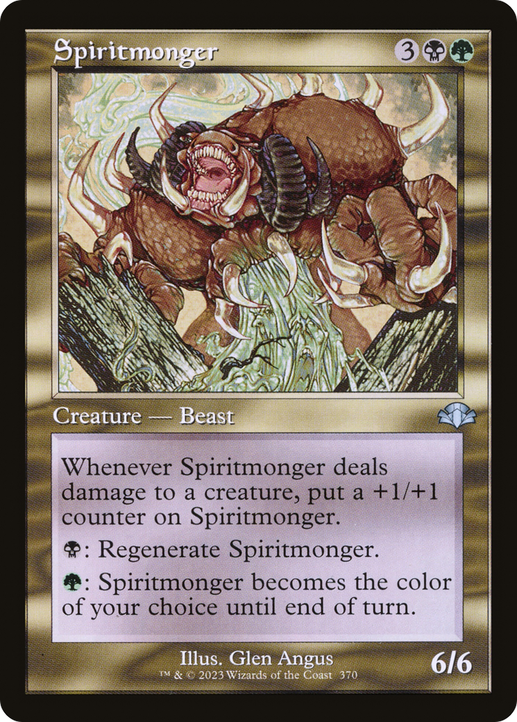 Spiritmonger (Retro) [Dominaria Remastered] | Black Swamp Games