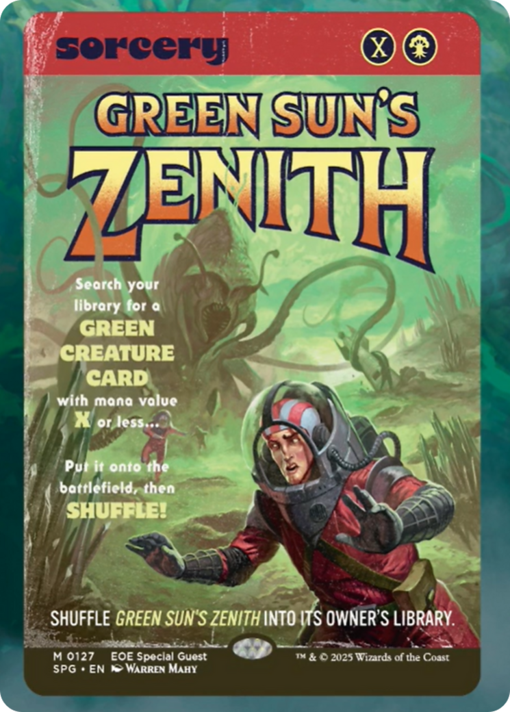Green Sun's Zenith (Showcase) [Edge of Eternities Special Guests] | Black Swamp Games