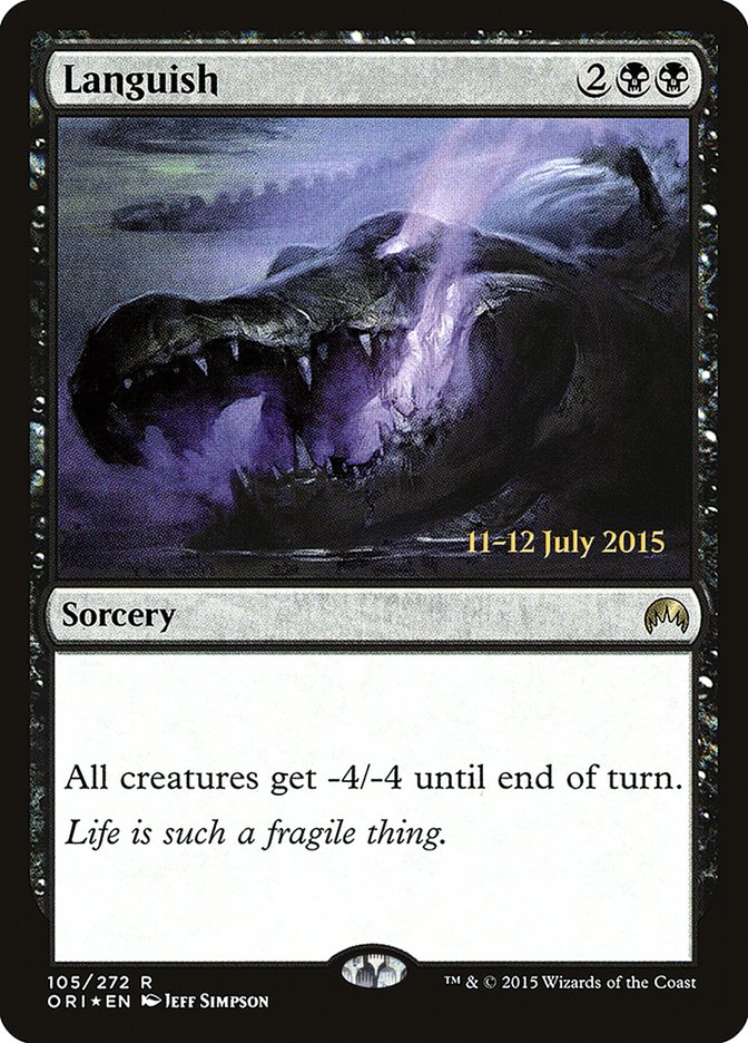 Languish [Magic Origins Prerelease Promos] | Black Swamp Games