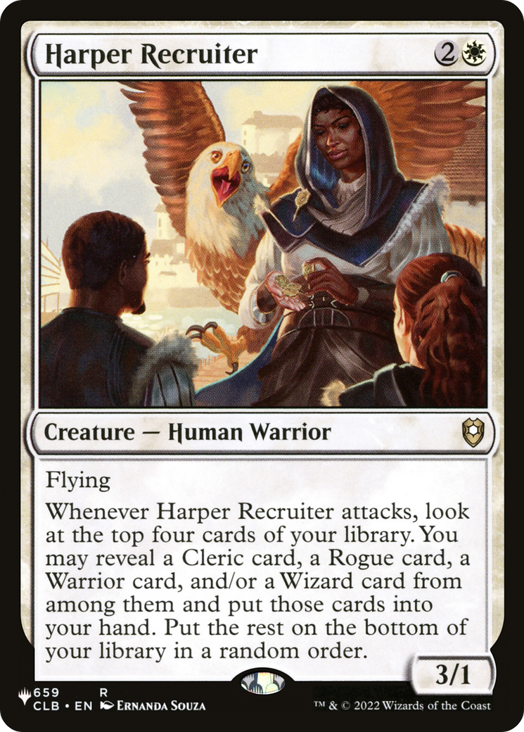 Harper Recruiter (CLB) [The List] | Black Swamp Games
