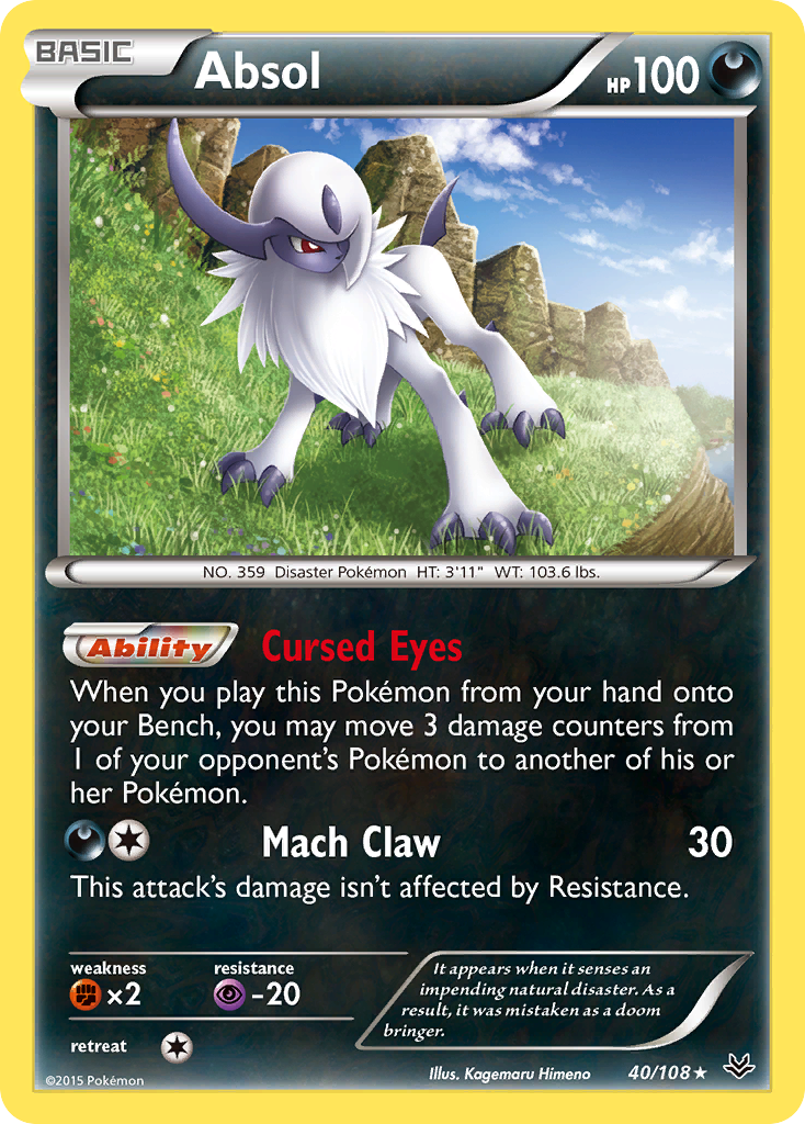 Absol (40/108) [XY: Roaring Skies] | Black Swamp Games