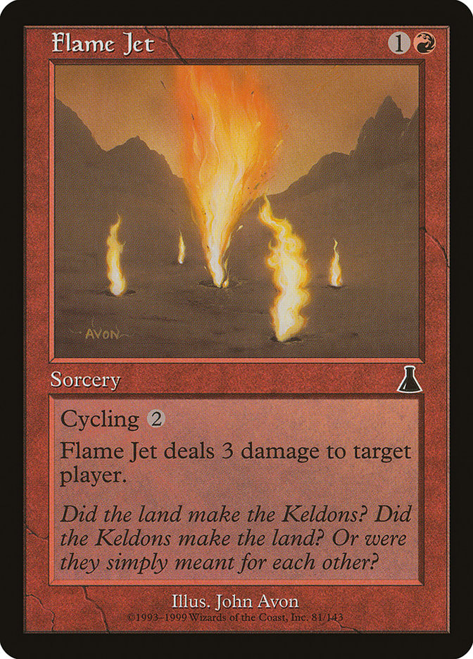 Flame Jet [Urza's Destiny] | Black Swamp Games