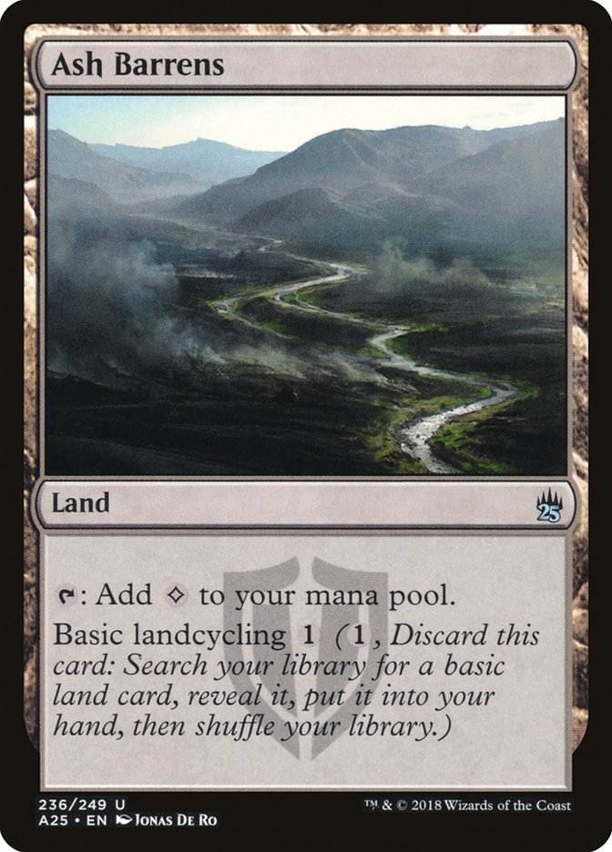 Ash Barrens [Masters 25] | Black Swamp Games