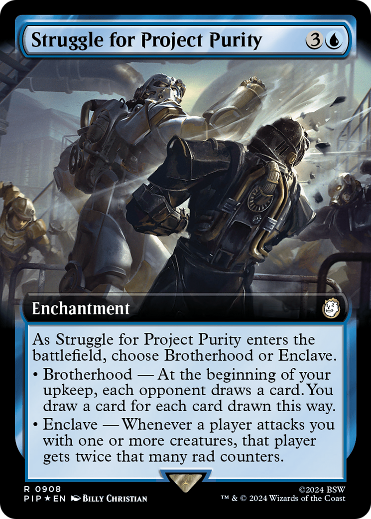 Struggle for Project Purity (Extended Art) (Surge Foil) [Fallout] | Black Swamp Games