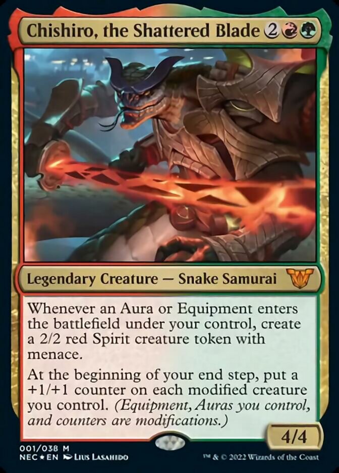 Chishiro, the Shattered Blade [Kamigawa: Neon Dynasty Commander] | Black Swamp Games
