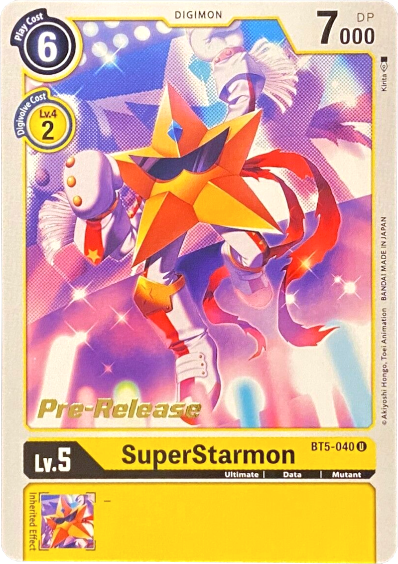 SuperStarmon [BT5-040] [Battle of Omni Pre-Release Promos] | Black Swamp Games