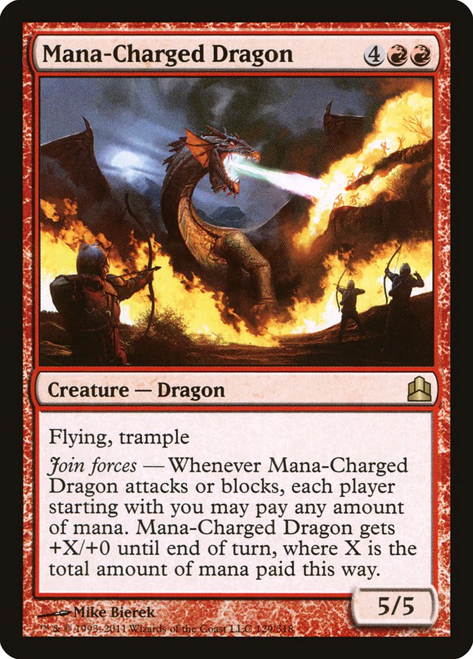 Mana-Charged Dragon [Commander 2011] | Black Swamp Games