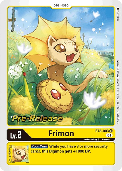 Frimon [BT8-003] [New Awakening Pre-Release Cards] | Black Swamp Games