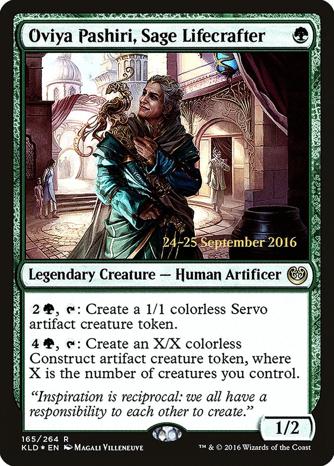 Oviya Pashiri, Sage Lifecrafter [Kaladesh Prerelease Promos] | Black Swamp Games