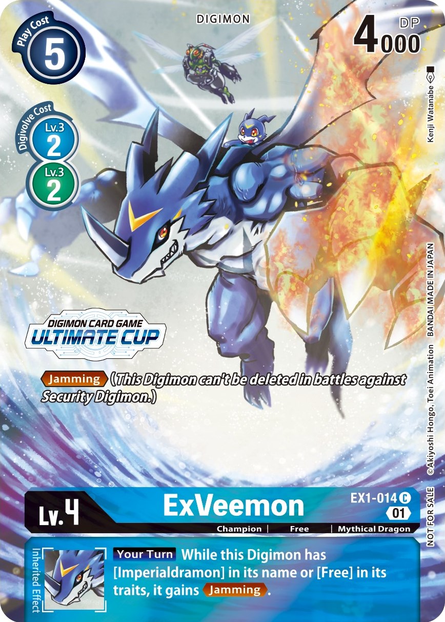 ExVeemon [EX1-014] (April Ultimate Cup 2022) [Classic Collection Promos] | Black Swamp Games