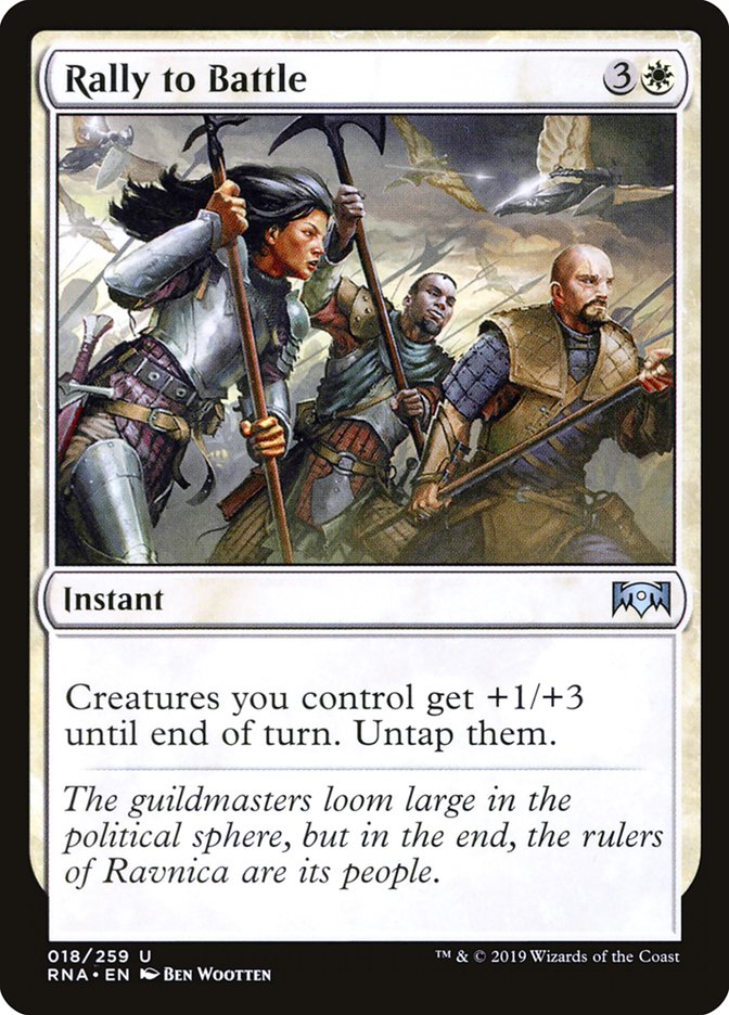 Rally to Battle [Ravnica Allegiance] | Black Swamp Games