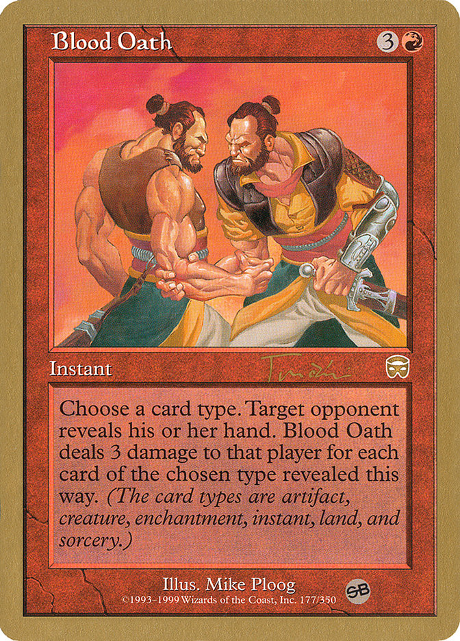 Blood Oath (Jan Tomcani) (SB) [World Championship Decks 2001] | Black Swamp Games