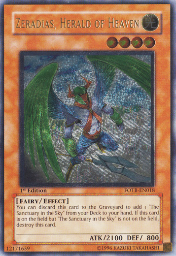 Zeradias, Herald of Heaven [FOTB-EN018] Ultimate Rare | Black Swamp Games