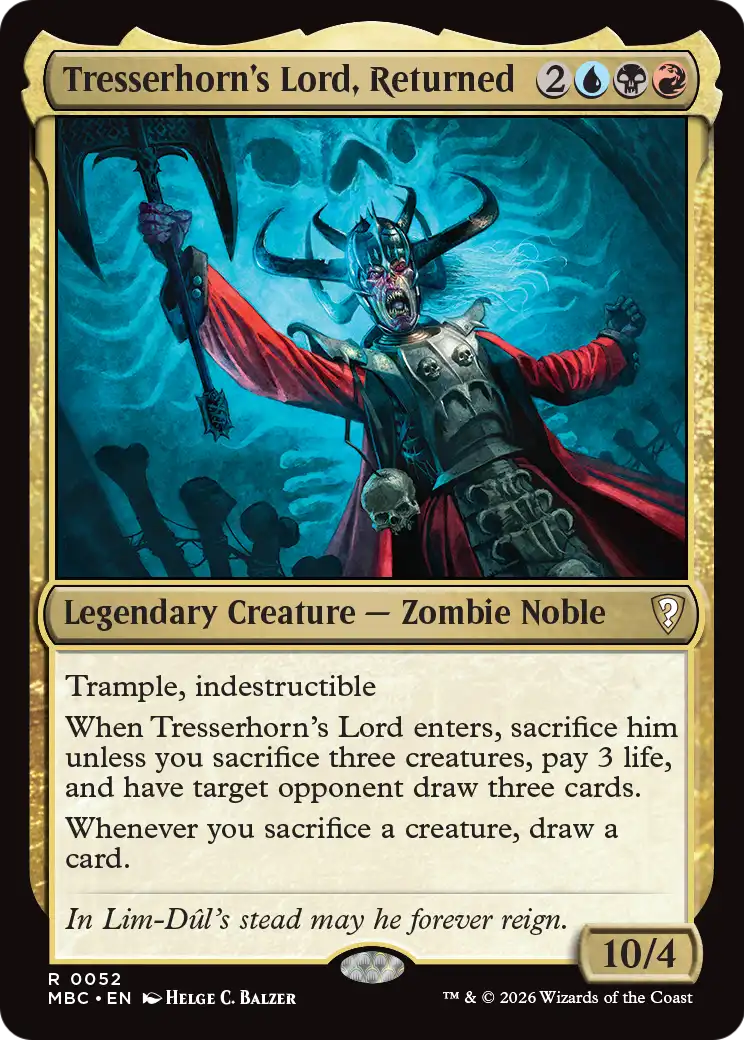 Tresserhorn's Lord, Returned [Mystery Booster: Commander Edition] | Black Swamp Games