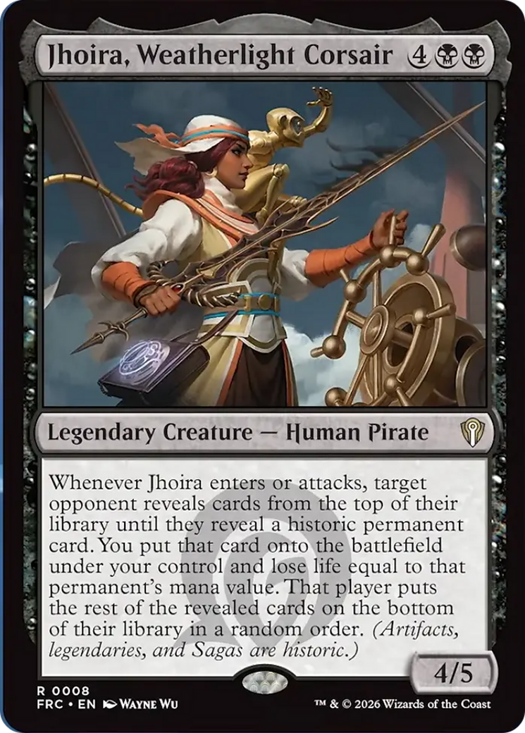 Jhoira, Weatherlight Corsair [Reality Fracture Commander] | Black Swamp Games