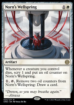 Norn's Wellspring (Promo Pack) [Phyrexia: All Will Be One Promos] | Black Swamp Games