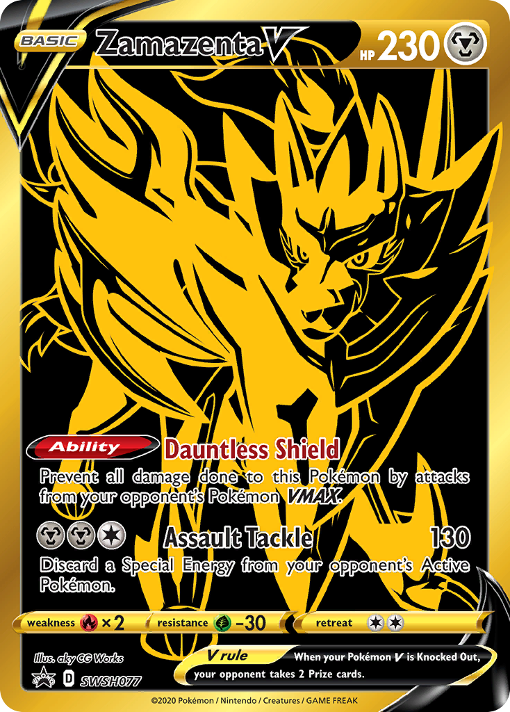 Zamazenta V (SWSH077) [Sword & Shield: Black Star Promos] | Black Swamp Games