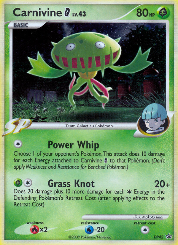 Carnivine G (DP42) [Diamond & Pearl: Black Star Promos] | Black Swamp Games