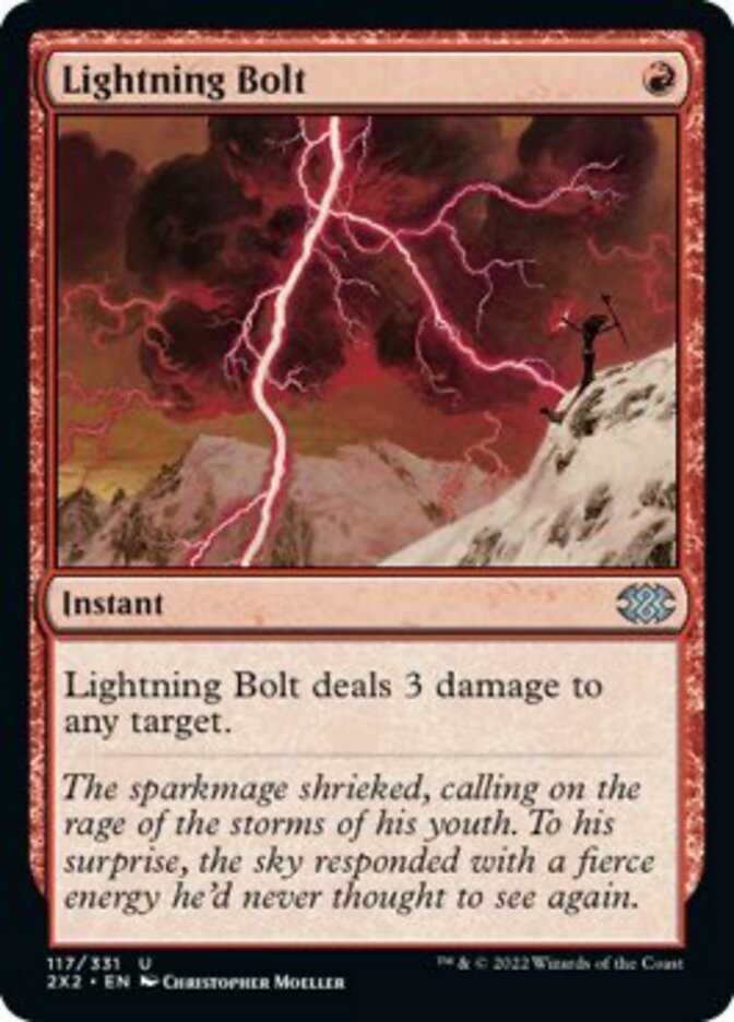 Lightning Bolt [Double Masters 2022] | Black Swamp Games