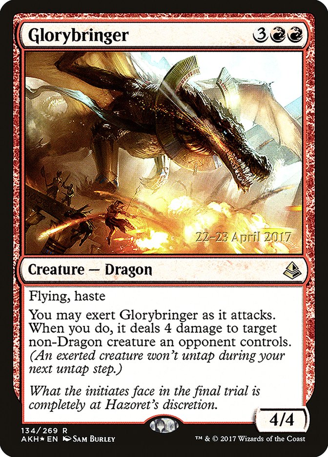 Glorybringer [Amonkhet Prerelease Promos] | Black Swamp Games
