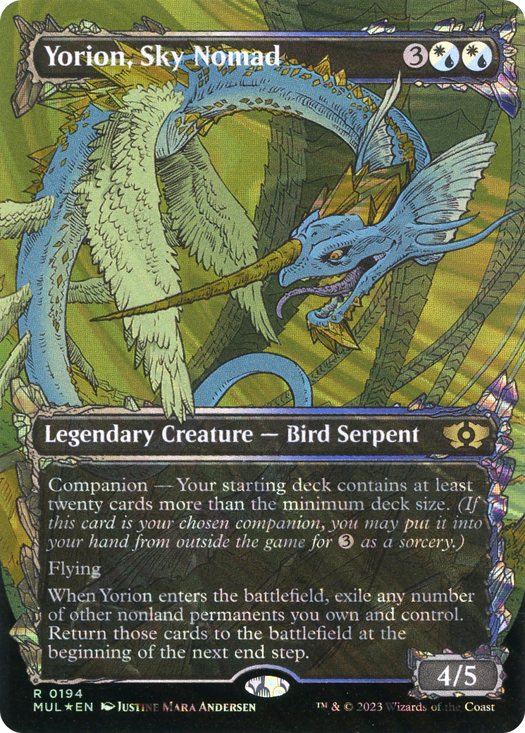 Yorion, Sky Nomad (Halo Foil) [Multiverse Legends] | Black Swamp Games
