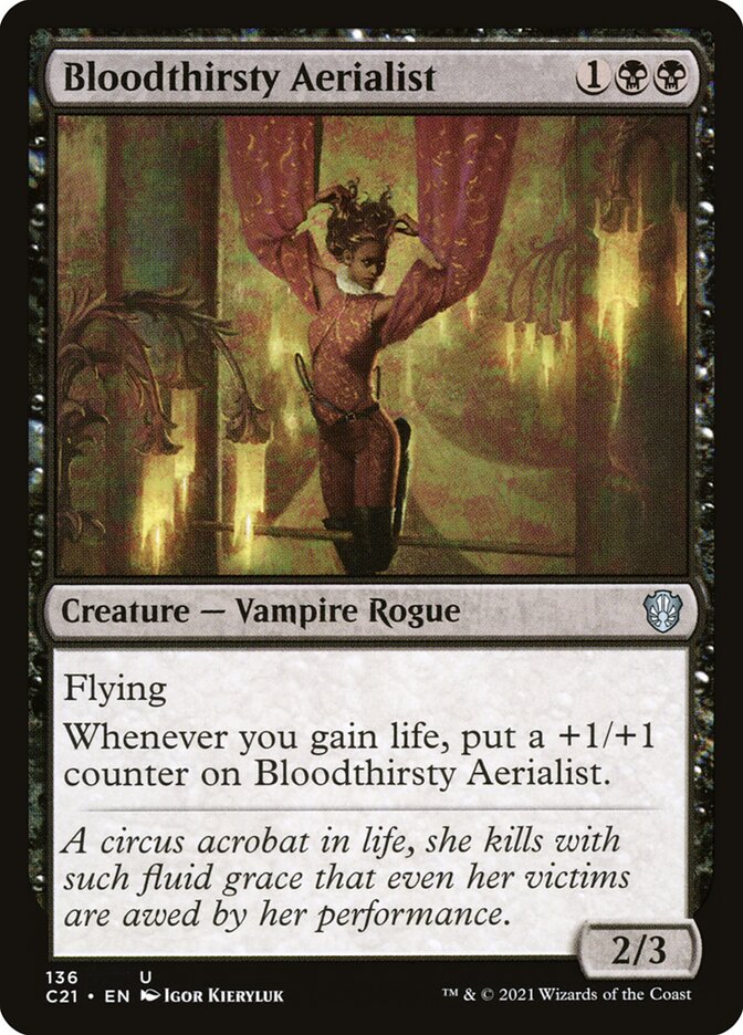 Bloodthirsty Aerialist [Commander 2021] | Black Swamp Games