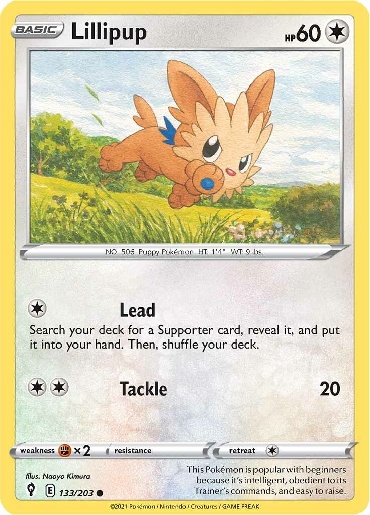 Lillipup (133/203) [Sword & Shield: Evolving Skies] | Black Swamp Games