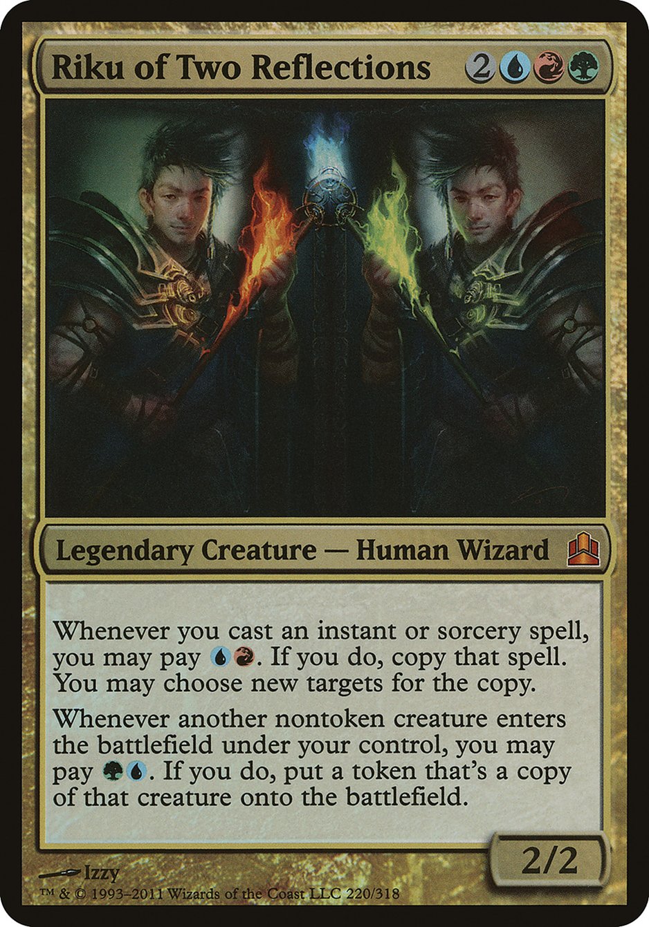 Riku of Two Reflections (Oversized) [Commander 2011 Oversized] | Black Swamp Games