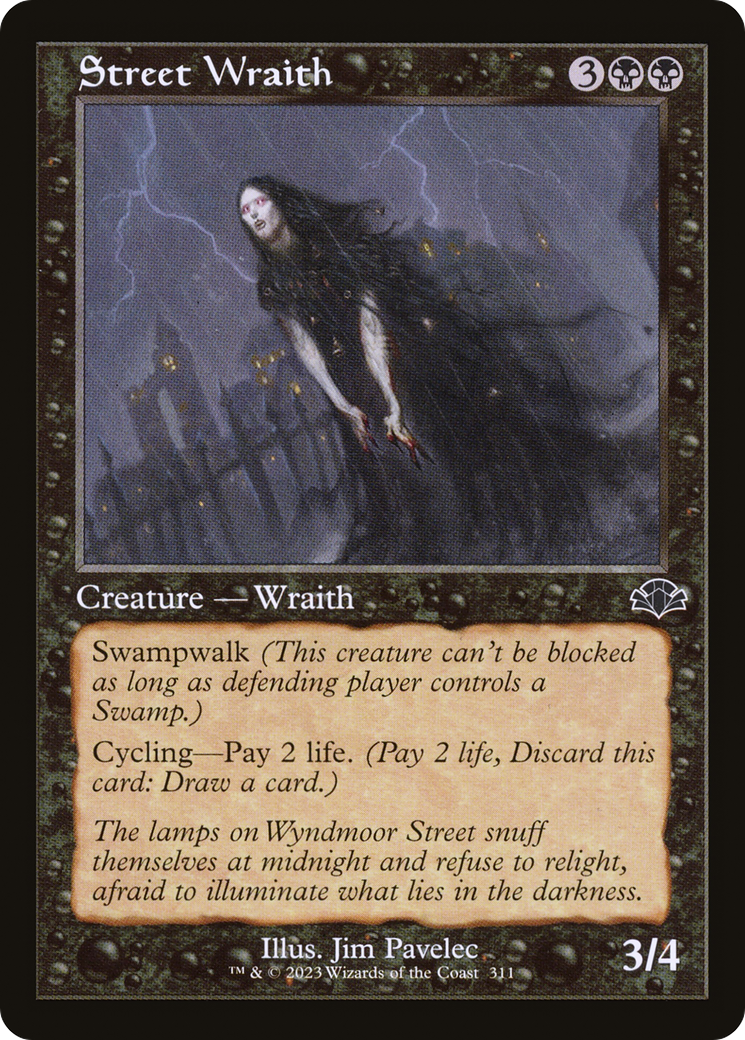 Street Wraith (Retro) [Dominaria Remastered] | Black Swamp Games