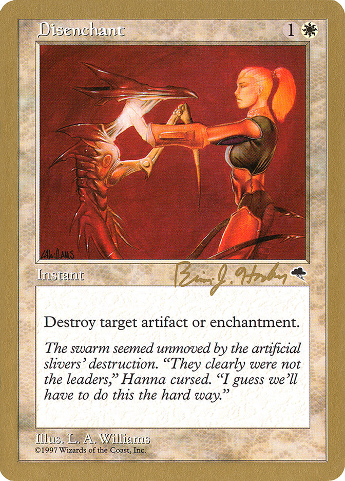 Disenchant (Brian Hacker) [World Championship Decks 1998] | Black Swamp Games