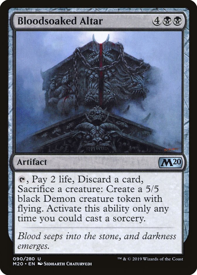 Bloodsoaked Altar [Core Set 2020] | Black Swamp Games