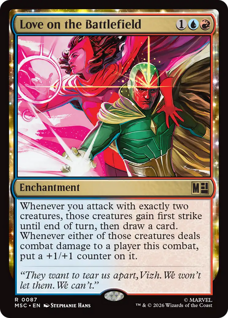 Love on the Battlefield (Surge Foil) [Marvel Super Heroes Commander] | Black Swamp Games