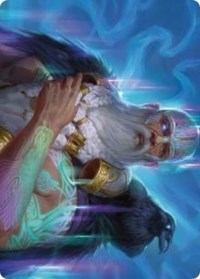 Alrund, God of the Cosmos Art Card [Kaldheim Art Series] | Black Swamp Games