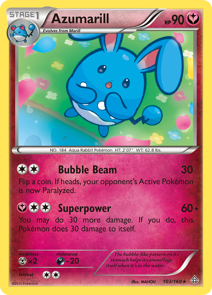 Azumarill (103/160) [XY: Primal Clash] | Black Swamp Games