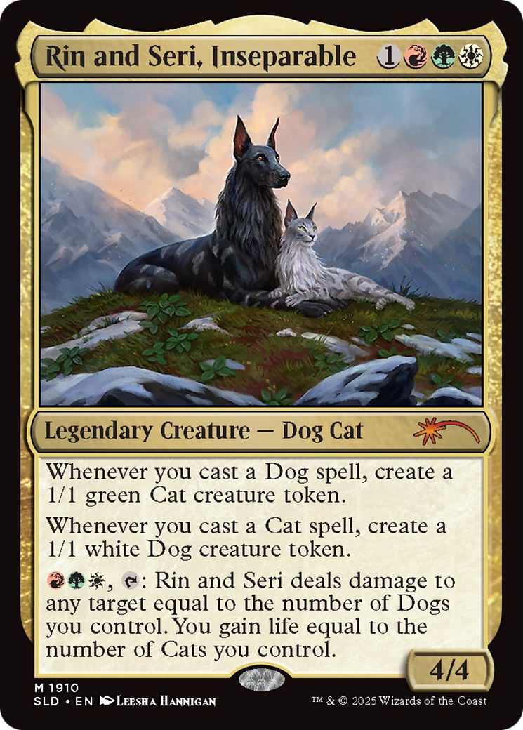 Rin and Seri, Inseparable (1910) [Secret Lair Drop Series] | Black Swamp Games