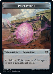 Myr // Powerstone Double-Sided Token [The Brothers' War Commander Tokens] | Black Swamp Games