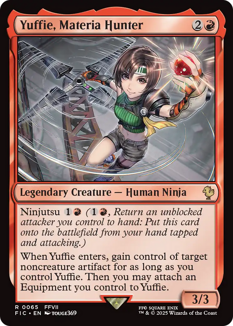Yuffie, Materia Hunter [FINAL FANTASY Commander] | Black Swamp Games
