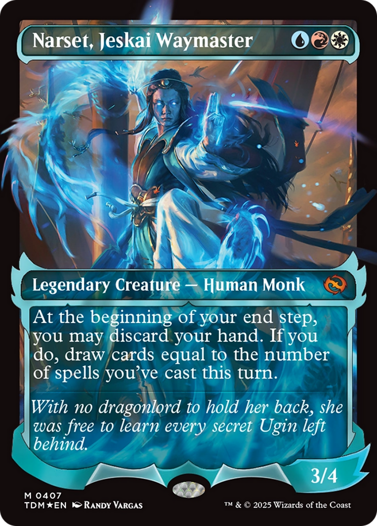 Narset, Jeskai Waymaster (Showcase) [Tarkir: Dragonstorm] | Black Swamp Games